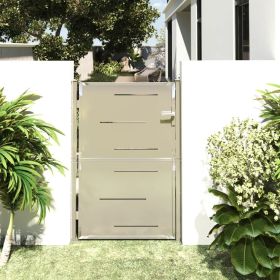 Garden Gate 39.4"x59.1" Stainless Steel