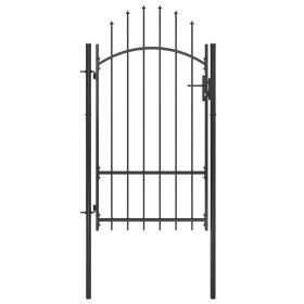 Garden Gate Steel 39.4"x86.6" Black