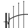 Garden Gate Steel 39.4"x86.6" Black