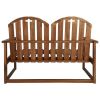 Patio Bench 43.3" Solid Acacia Wood