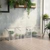 71"L x 21"W x 20.25"H Aluminum Vented Cold Frame Mini Greenhouse Kit