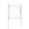 Garden Gate Steel 39.4"x78.7" White