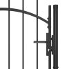 Garden Gate Steel 39.4"x86.6" Black