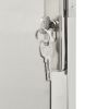 Garden Gate 39.4"x59.1" Stainless Steel