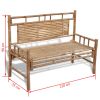 Patio Bench 47.2" Bamboo