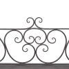 Patio Bench 52" Steel Antique Brown