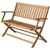Patio Bench 47.2" Solid Acacia Wood